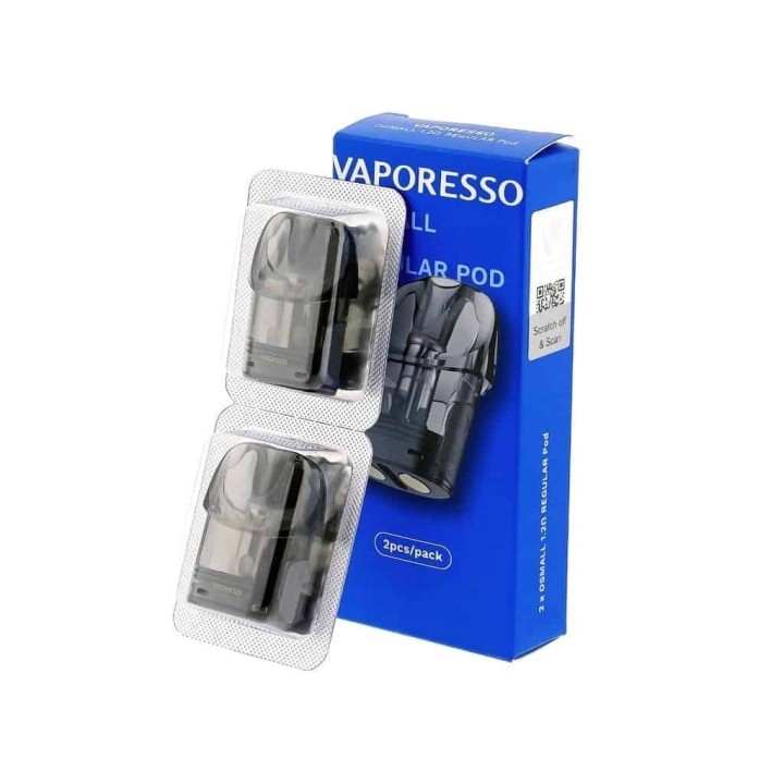 Vaporesso Osmall 1.2Ω Kartuş 2'li Paket, Şeffaf Yedek Coil