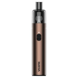 Uwell Whirl S2 Pod Mod kahverengi, şık MTL elektronik sigara cihazı.