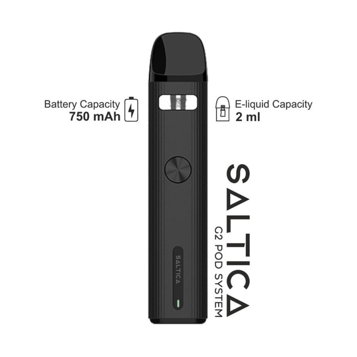Saltica G2 Pod Mod Siyah, 750mAh, 2ml likit kapasiteli elektronik sigara