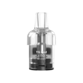 Aspire TG Kartuş 1.0 Ohm 2.0ml, şeffaf yedek pod kartuş.