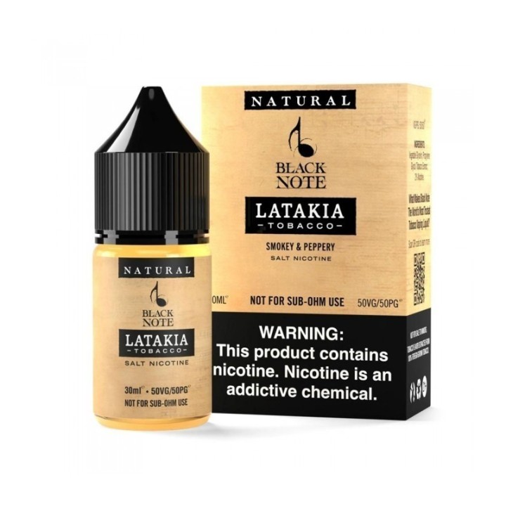 Black Note Latakia Tobacco Salt Likit | Black Note Black Note
