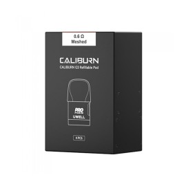 Uwell Caliburn G3 0.6 Ohm Mesh Kartuş 4'lü Paket Siyah Kutu