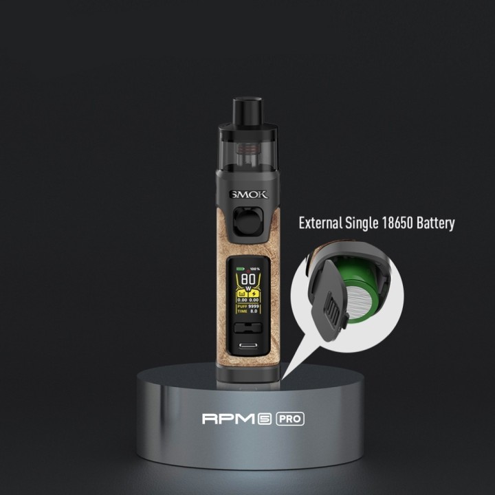 Smok RPM 5 Pro Pod Mod | Smok Smok Pil Kapasitesi: 18650 şarjlı