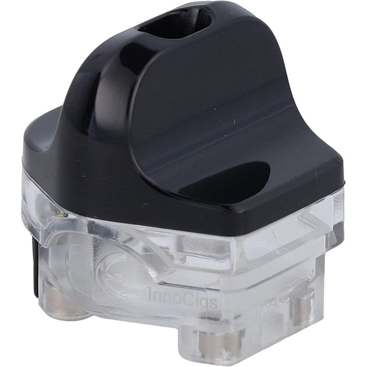 Smok IPX 80 Kartuş yedek tankı, Siyah üst kapaklı, şeffaf gövde.