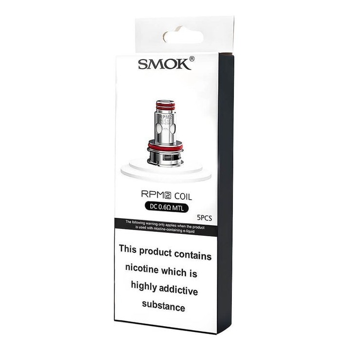 Smok RPM 2 Coil DC 0.6ohm MTL yedek kartuş, 5'li paket