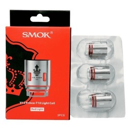 Smok V12 Prince T10 Light Coil 3'lü Red Light yedek bobin paketi