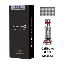 Uwell Caliburn G 0.8 Ohm UN2 Meshed-H Coil 4 Adet Paketi