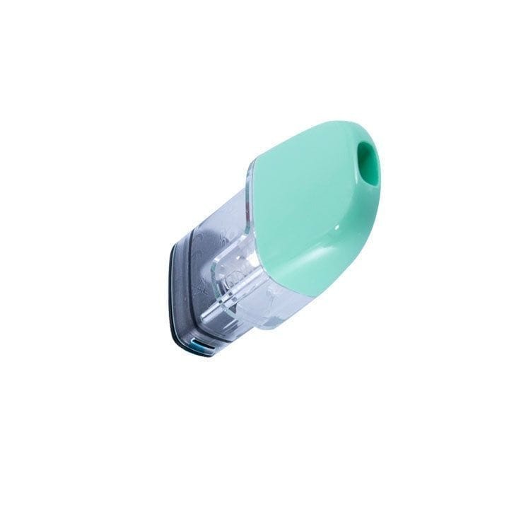 Uwell Popreel P1 Kartuş Mint Yeşili, şeffaf yedek pod.