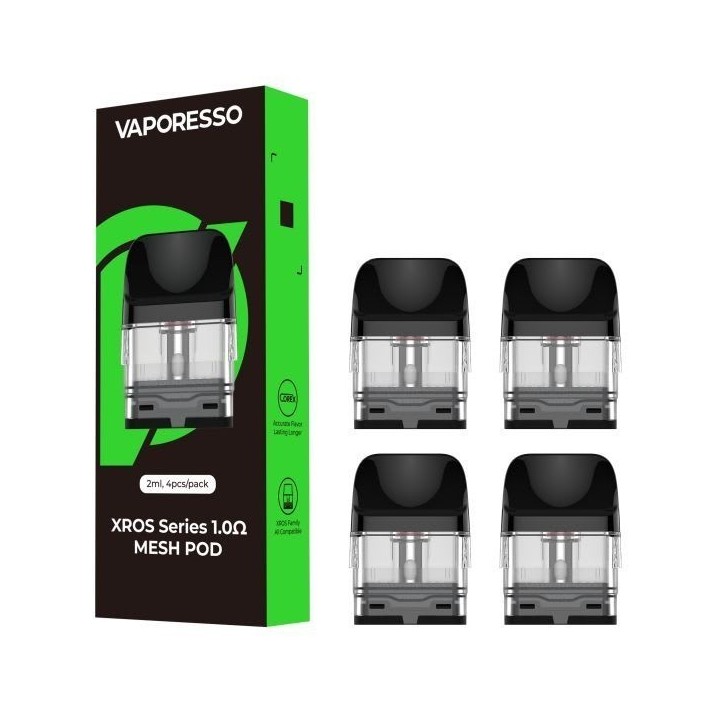 Vaporesso XROS Serisi 1.0ohm Mesh Pod Kartuş 4'lü Paket