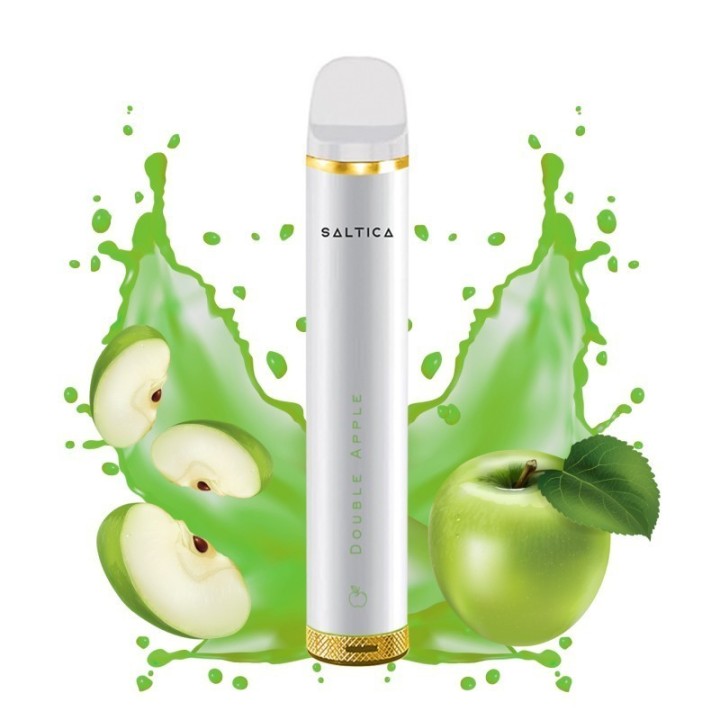 Saltica White 3500 Double Apple kullan at elektronik sigara beyaz.