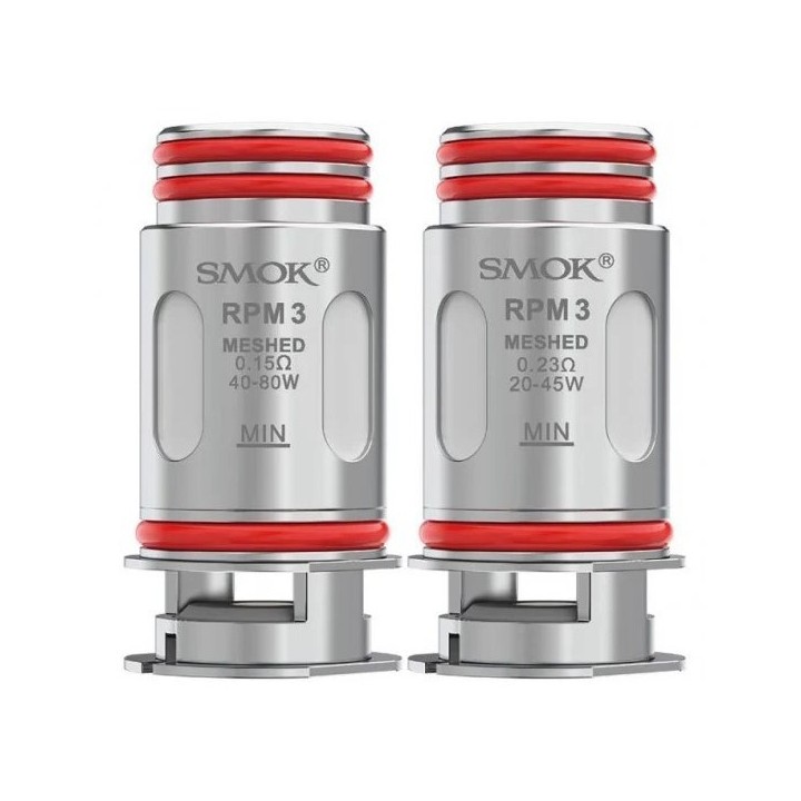 Smok RPM 3 Meshed Coil 0.15Ω / 0.23Ω Yedek Atomizer Başlıkları