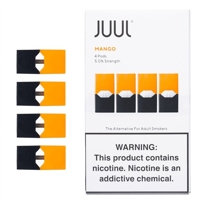 Juul Mango 5% Kartuş | Juul Juul İçeriğindeki Tatlar: mango