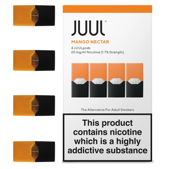 Juul Mango 1.7% Kartuş | Juul Juul İçeriğindeki Tatlar: mango
