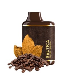 Saltica Leather 7000 Coffee Tobacco kullan at elektronik sigara kahve çekirdekli