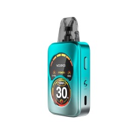 Voopoo Argus A Pod Mod mavi, dijital ekranlı kompakt elektronik sigara.
