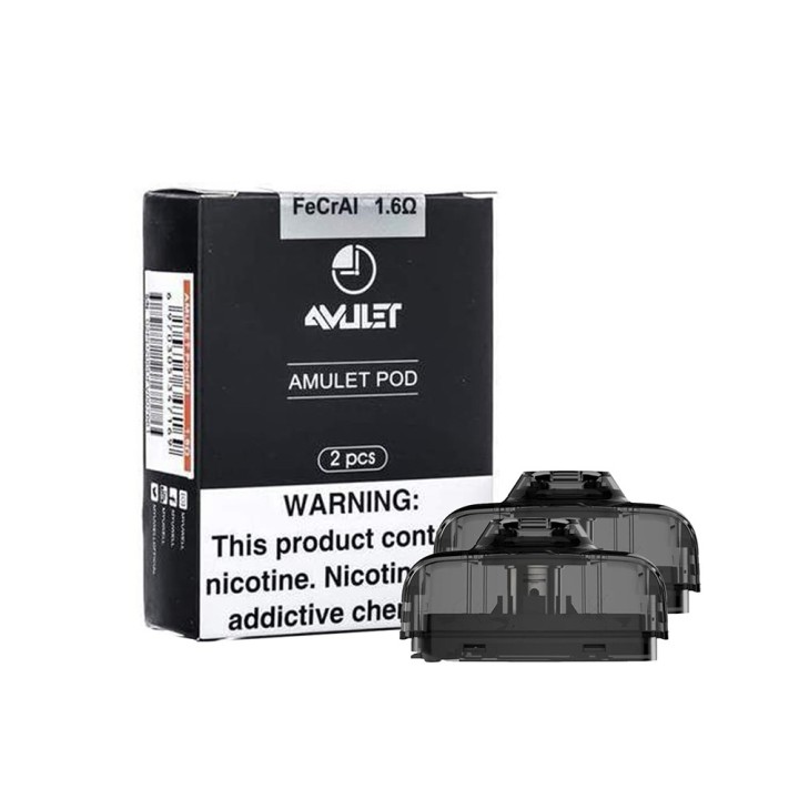 Uwell Amulet Pod Kartuş 1.6Ω FeCrAl 2'li Paket Siyah