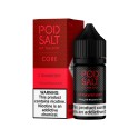 Pod Salt Çilek Likit 25mg Nikotin Tuzlu E-Likit 30ml Kutu ve Şişe