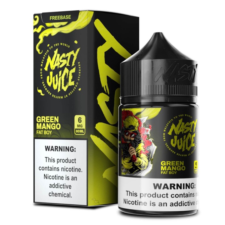 Nasty Juice Green Mango Fat Boy E Likit 6mg 60ml Freebase