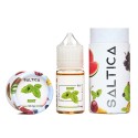 Saltica Mint Salt Likit 50mg şişe ve kutu ambalajı.