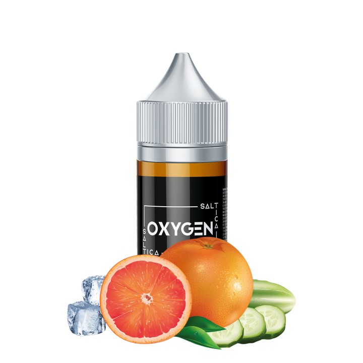 Saltica Oxygen Salt Likit: Greyfurt, Salatalık ve Buz Aromalı E-Likit