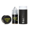 Saltica Lemon Tart Salt Likit 50mg şişe ve ambalaj seti.