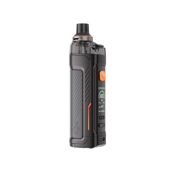 Vaporesso Armour S Pod Mod Siyah, turuncu detaylı, güçlü elektronik sigara