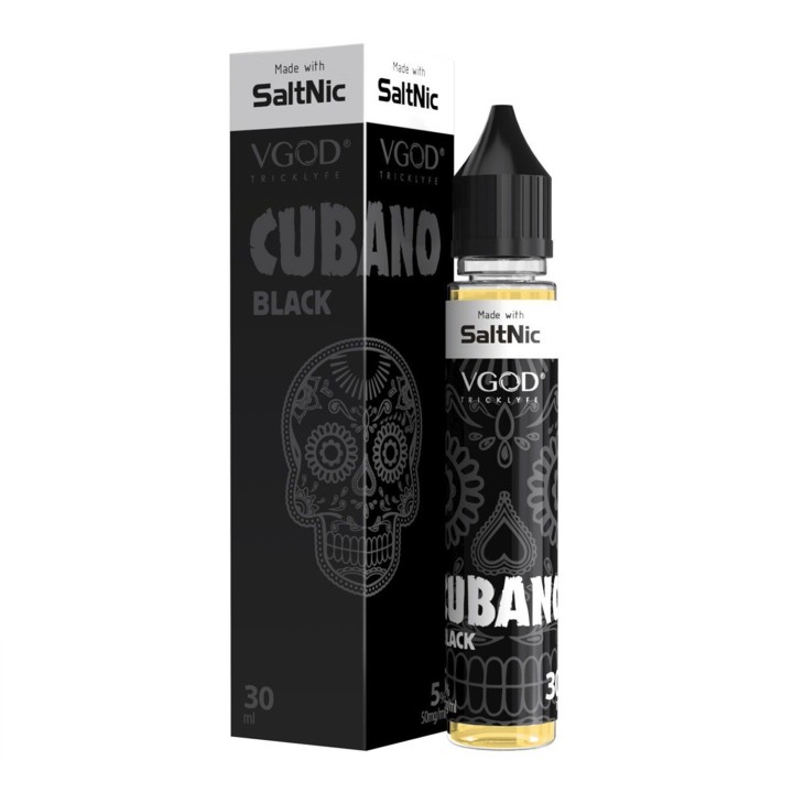 Vgod Cubano Black Salt Likit | Vgod Vgod İçeriğindeki Tatlar: