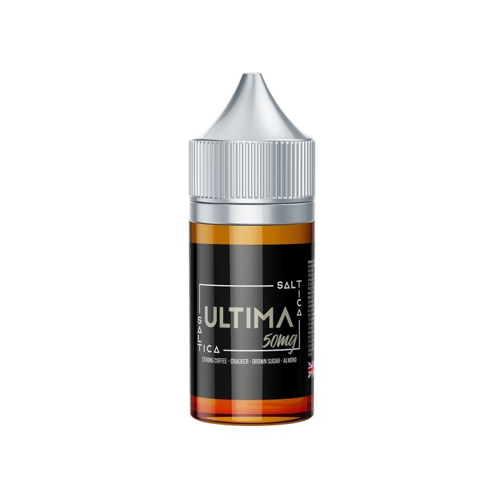 Saltica Ultima 50mg Salt Likit Kahve Badem Aromalı
