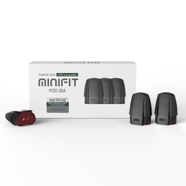 Justfog Minifit Kartuş 3'lü Paket, Siyah, CBD Uyumlu Pod
