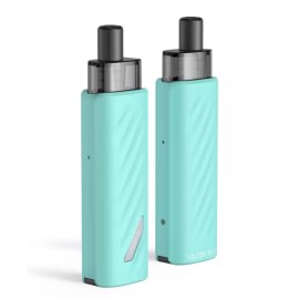 Aspire Vilter Fun Pod Mod turkuaz renkli, kompakt elektronik sigara cihazı ikilisi.
