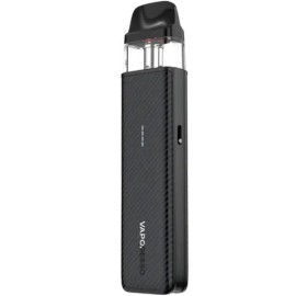 Vaporesso XROS 5 Mini Pod Mod siyah karbon fiber kaplama, kompakt tasarım