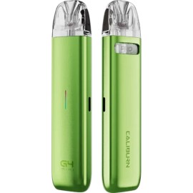 Uwell Caliburn G4 Mini Pod Mod, parlak yeşil renkli kompakt elektronik sigara cihazı.