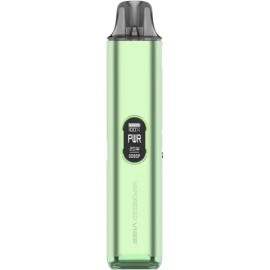Vaporesso Vibe Pod Mod yeşil, dijital ekranlı kompakt elektronik sigara.