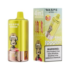 Waspe 4in1 100K Kullan At Sarı Vape, 4 Ayarlanabilir Lezzet