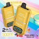 Fizzy Twins 50000 Puffs Altın Çift Aroma Kullan At Vape Cihazı