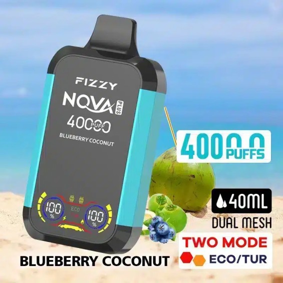 Fizzy Nova Plus 40000 Puff Blueberry Coconut Kullan At Cihazı
