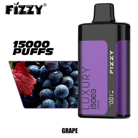 Fizzy Luxury 15000 Puff Üzüm Aromalı Tek Kullanımlık Vape