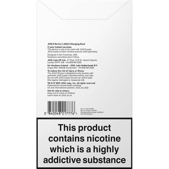 Juul 2 Cihazı ve Şarj Dock'u Ürün Bilgileri ve Barkod Detayları