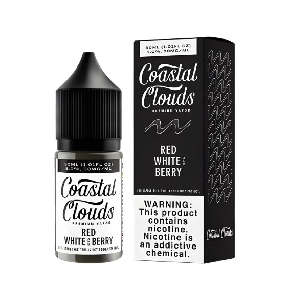 Coastal Clouds Iced Red White Berry Salt Likit