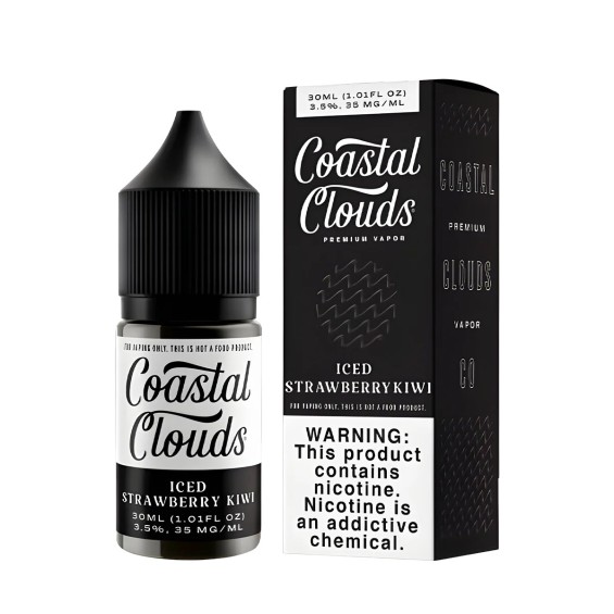 Coastal Clouds Iced Strawberry Kiwi Salt Likit