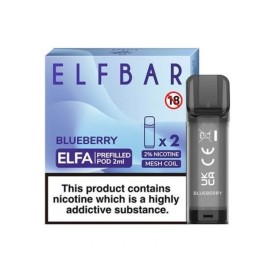 Elf Bar Elfa Blueberry Prefilled Pod Kartuş 2'li Paket 2ml Nikotinli