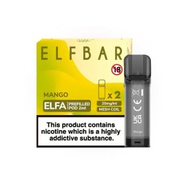 Elf Bar Elfa Mango Önceden Doldurulmuş Pod Kartuş 2'li Paket