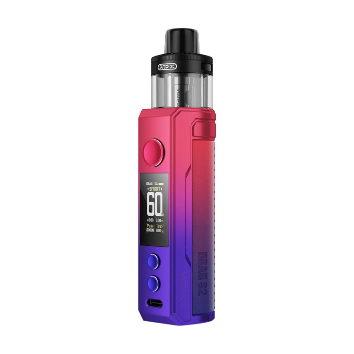 Voopoo Drag X2 Pod Mod Kırmızı/Mor Degrade Elektronik Sigara