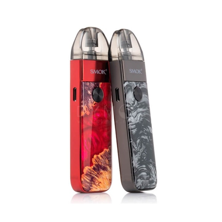 Smok Pozz Pro Pod Kırmızı ve Gri Reçine Desenli İki Adet Elektronik Sigara