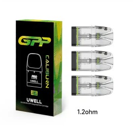 Uwell Caliburn GPP Kartuş 3'lü Paket 1.2ohm Coil, Şeffaf
