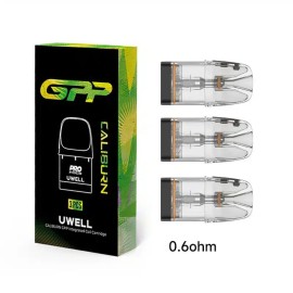 Uwell Caliburn GPP Kartuş 3'lü Paket 0.6ohm Entegre Coil