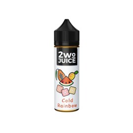 2Wo Juice Cold Rainbow E Likit Şişesi, Meyve ve Buz Efektli