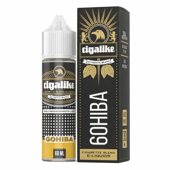 Cigalike Gohiba E Likit 60ML, Sigara Aromalı Shortfill E-Sıvı
