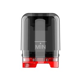 Uwell Whirl S2 Kartuş yedek tank, gri ve kırmızı detaylı.